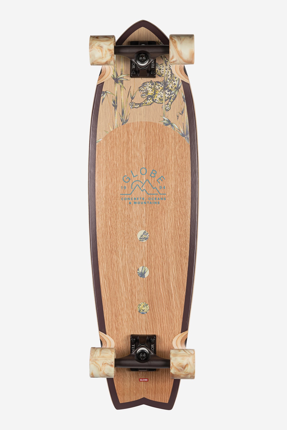 Chromantic 33" Cruiserboard - White Oak/Jaguar - Globe Brand AU