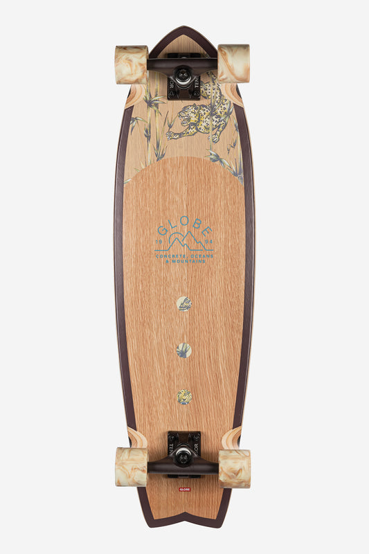 Chromantic 33" Cruiserboard - White Oak/Jaguar - Globe Brand AU