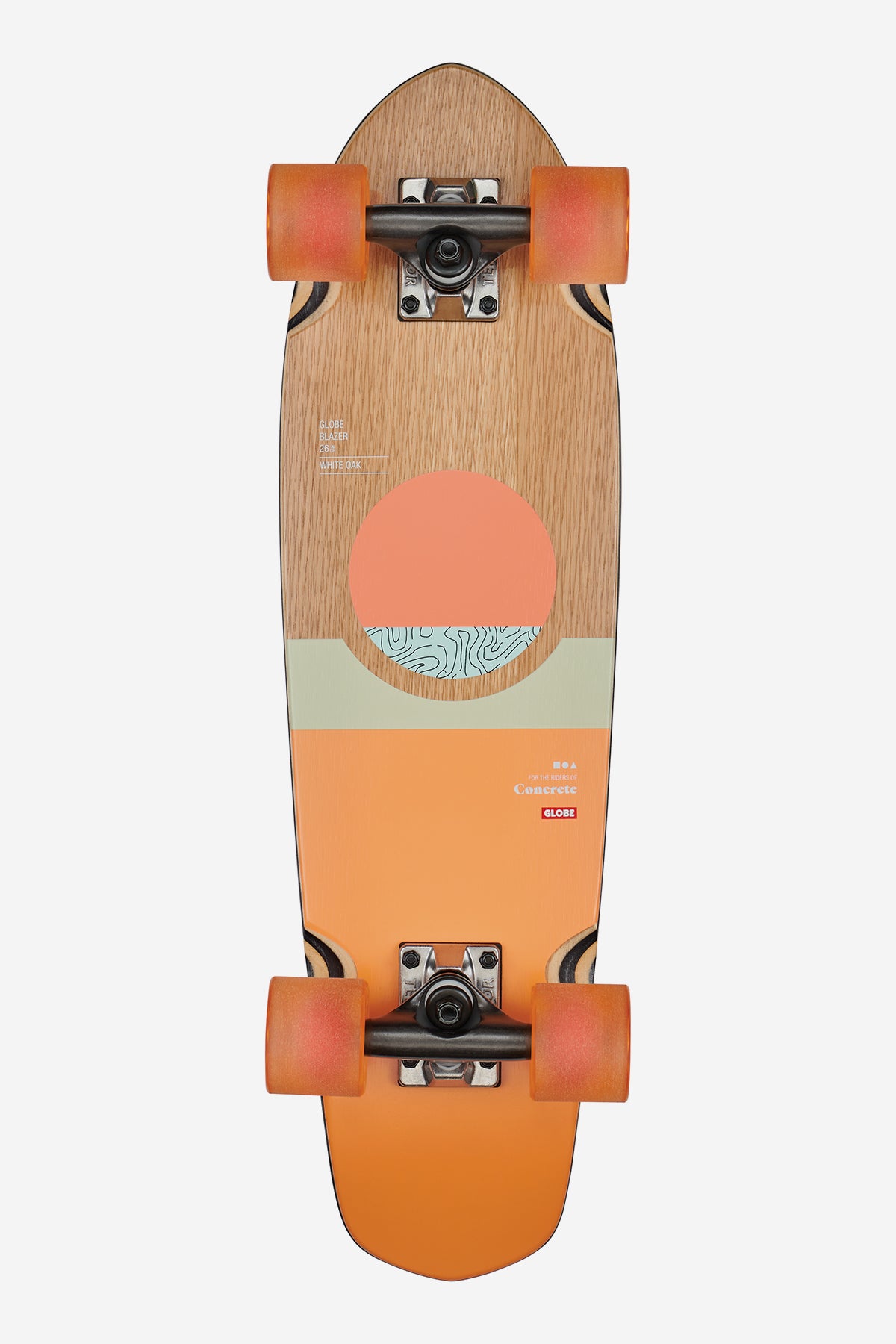 Blazer 26" Cruiserboard - White Oak/Concrete