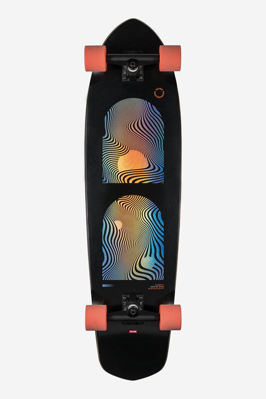 Blazer XL 36" Longboard - Black/Orange