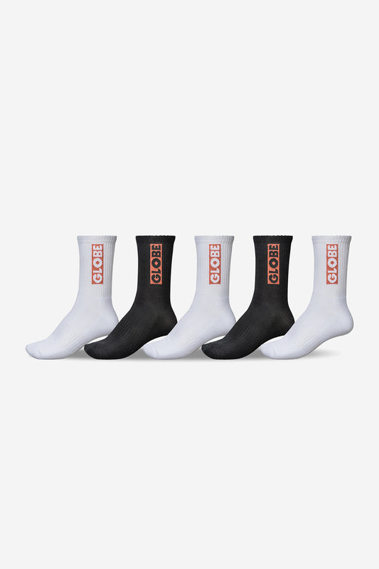 Bar Crew Sock 5 Pack - Globe Brand AU