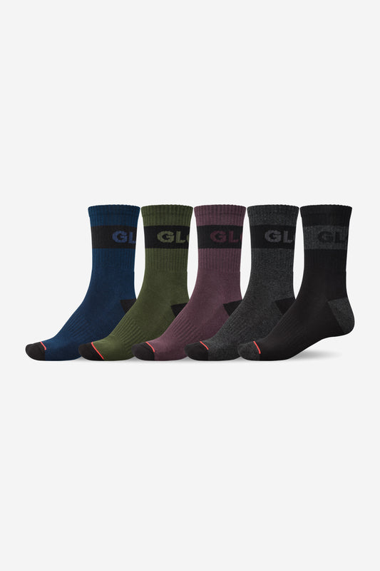 Horizons Crew Sock 5 Pack - Globe Brand AU