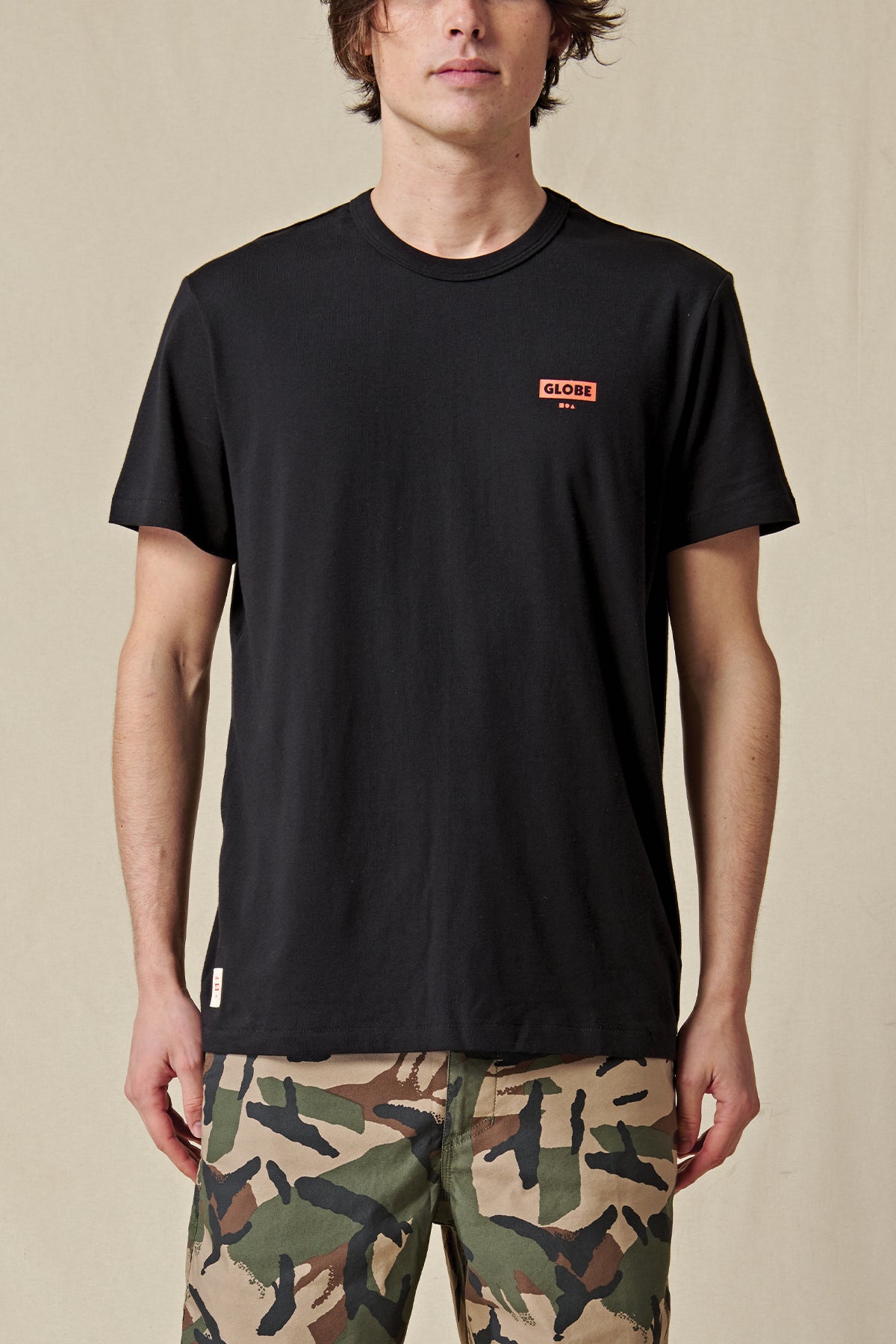 Living Low Velocity Tee - Black - Globe Brand AU
