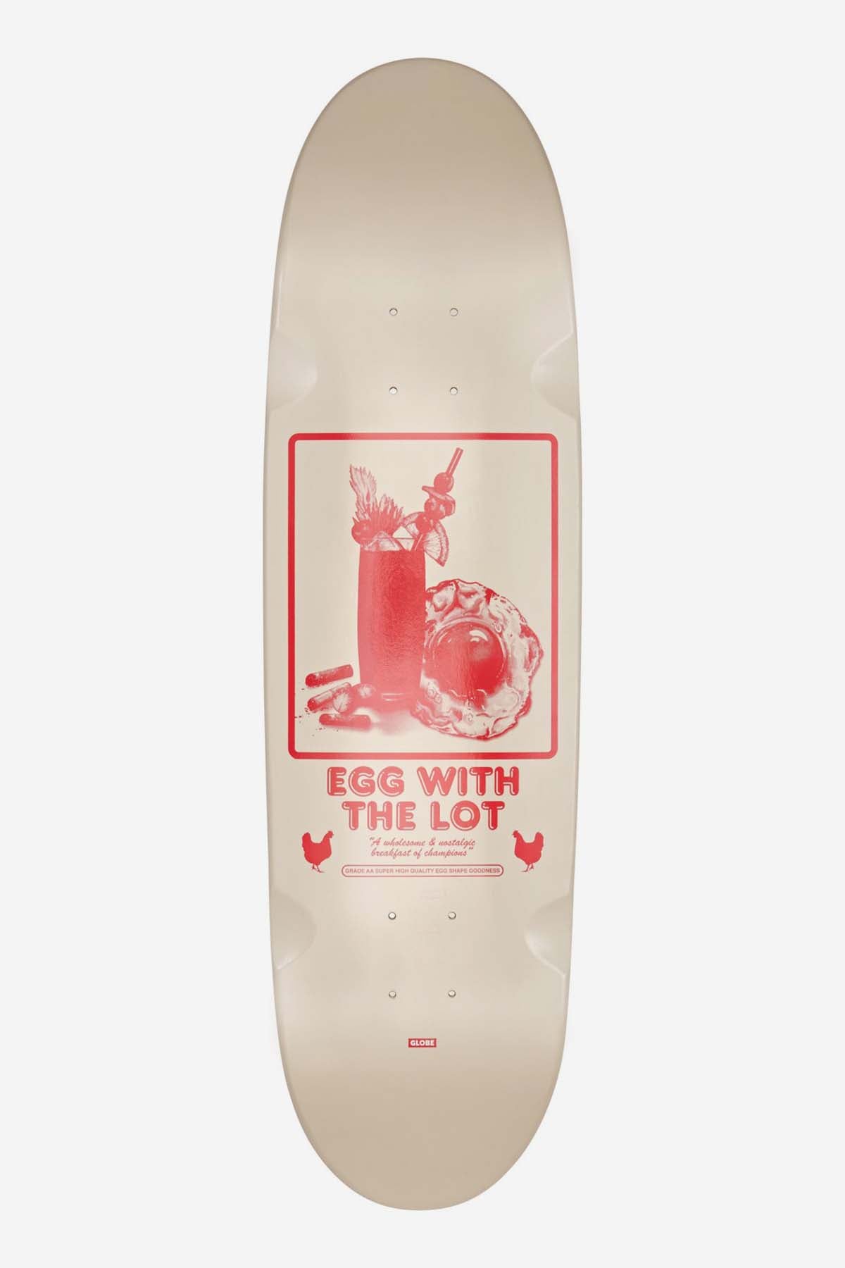 Eggy 8.625" Deck - Off White/The Lot