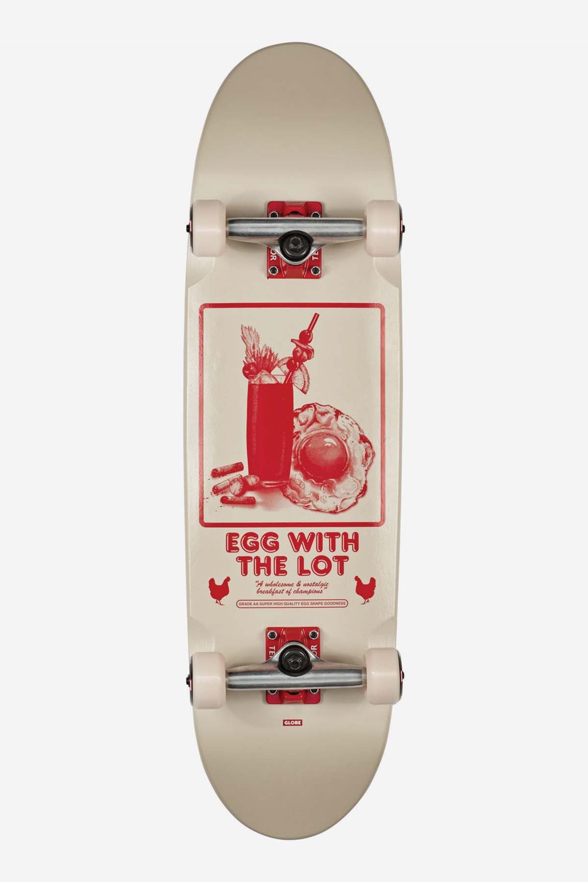 Eggy 8.625" Cruiserboard - Off White/The Lot