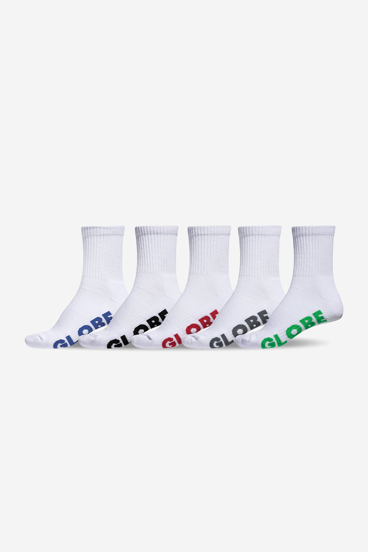 Boys Stealth Crew Sock 5 Pack - Globe Brand AU