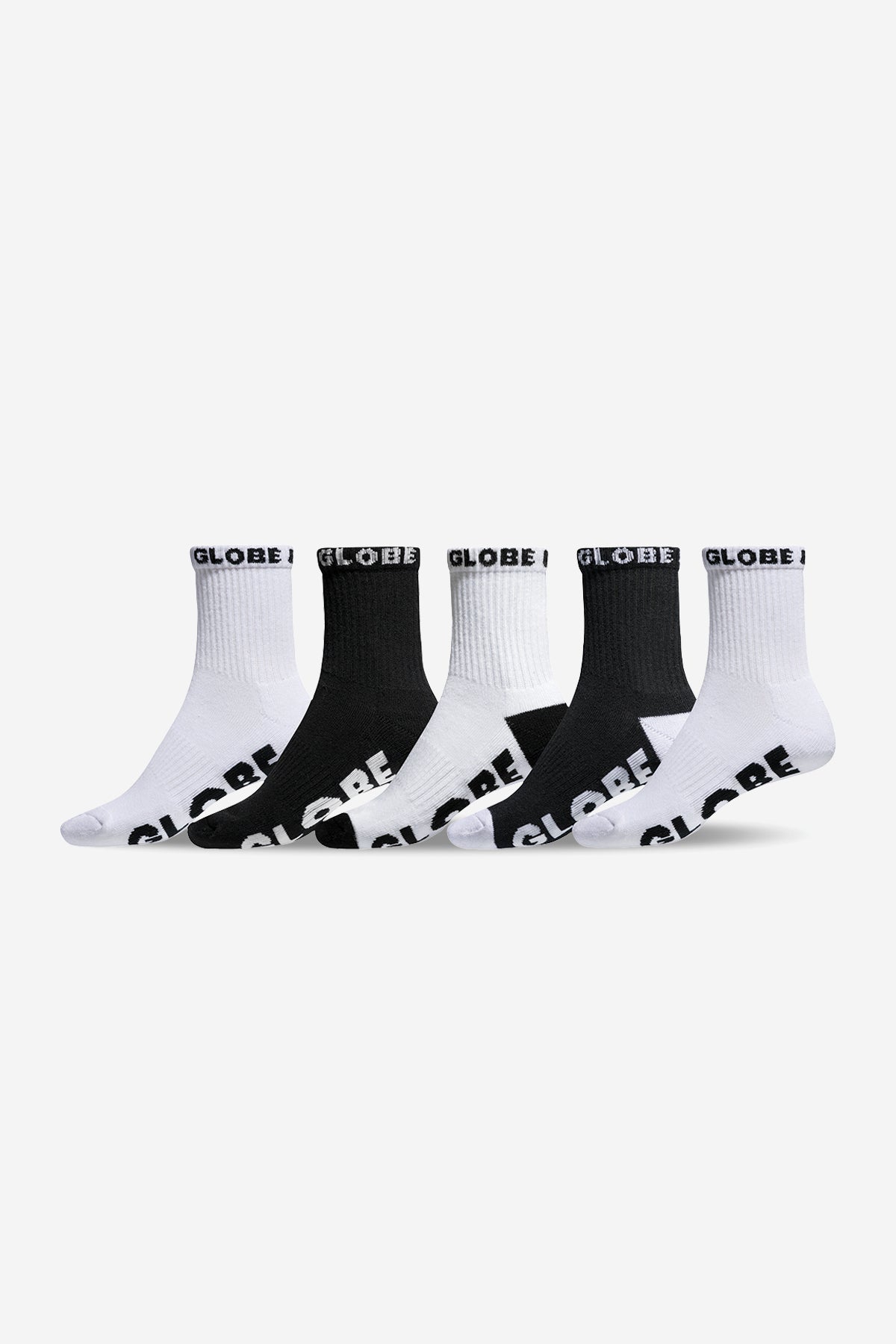 Large Quarter Sock 5 Pack (12-15) - Globe Brand AU