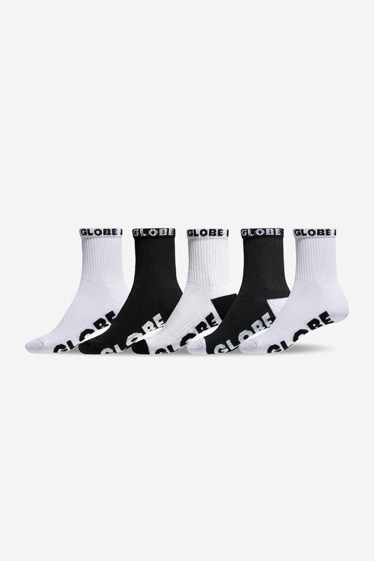 Boys Quarter Sock 5 Pack - Globe Brand AU