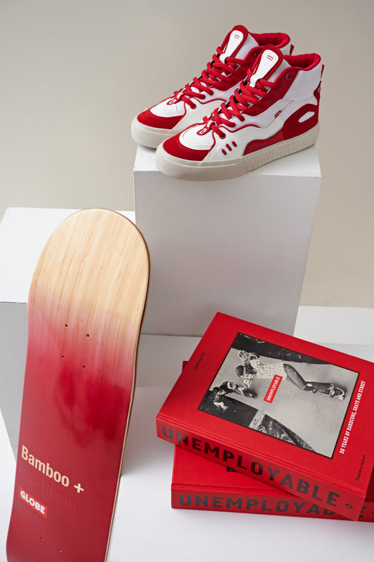 Dimension - White/Red/Melbourne - Globe Brand AU