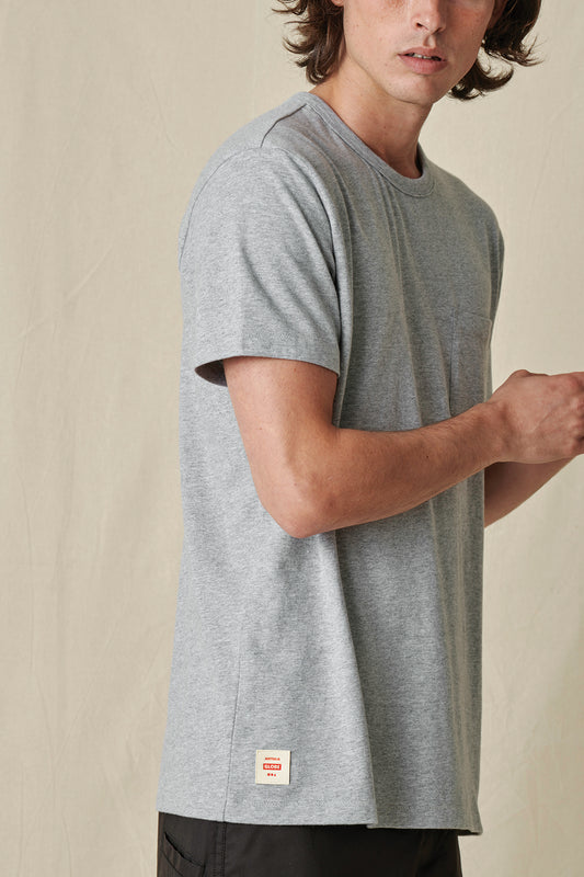 Every Damn Day Tee - Grey Marle - Globe Brand AU