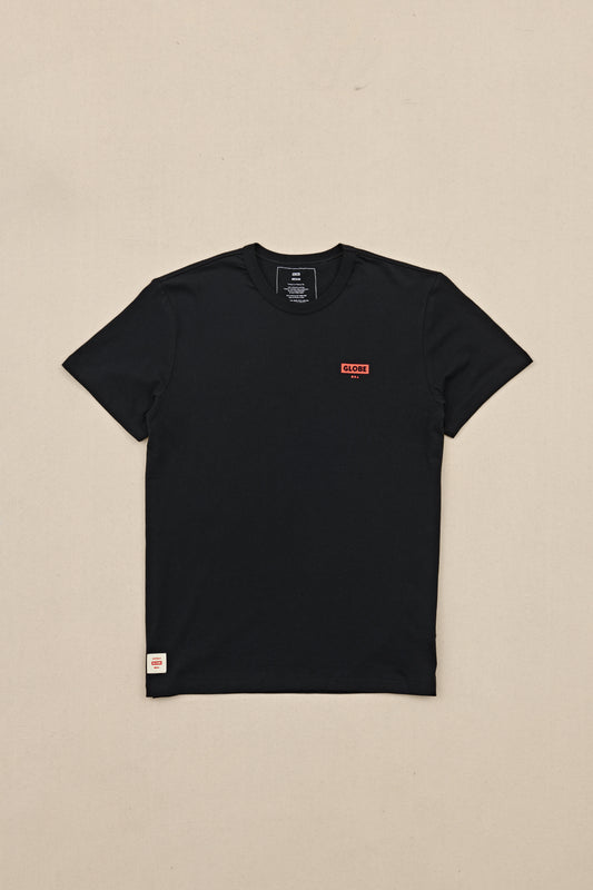 Living Low Velocity Tee - Black - Globe Brand AU
