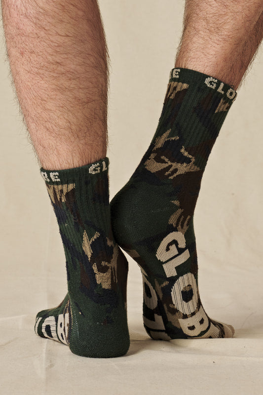 Eco Camo Crew Sock 3 Pack - Globe Brand AU